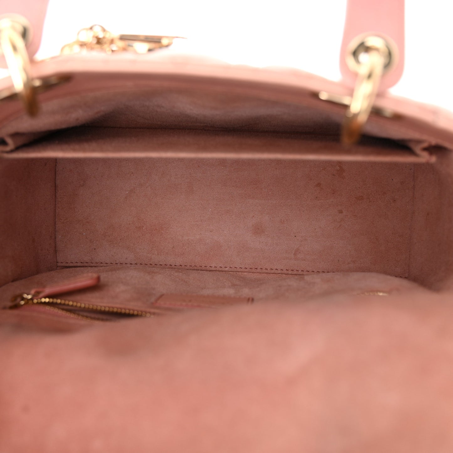 Lambskin Cannage Gradient Medium Lady Dior Pink