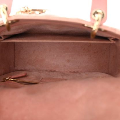 Christian Dior Lambskin Cannage Gradient Medium Lady Dior Pink 5 of 16
