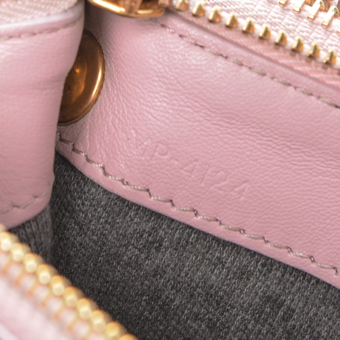 Lambskin Small Trio Crossbody Bag Pink