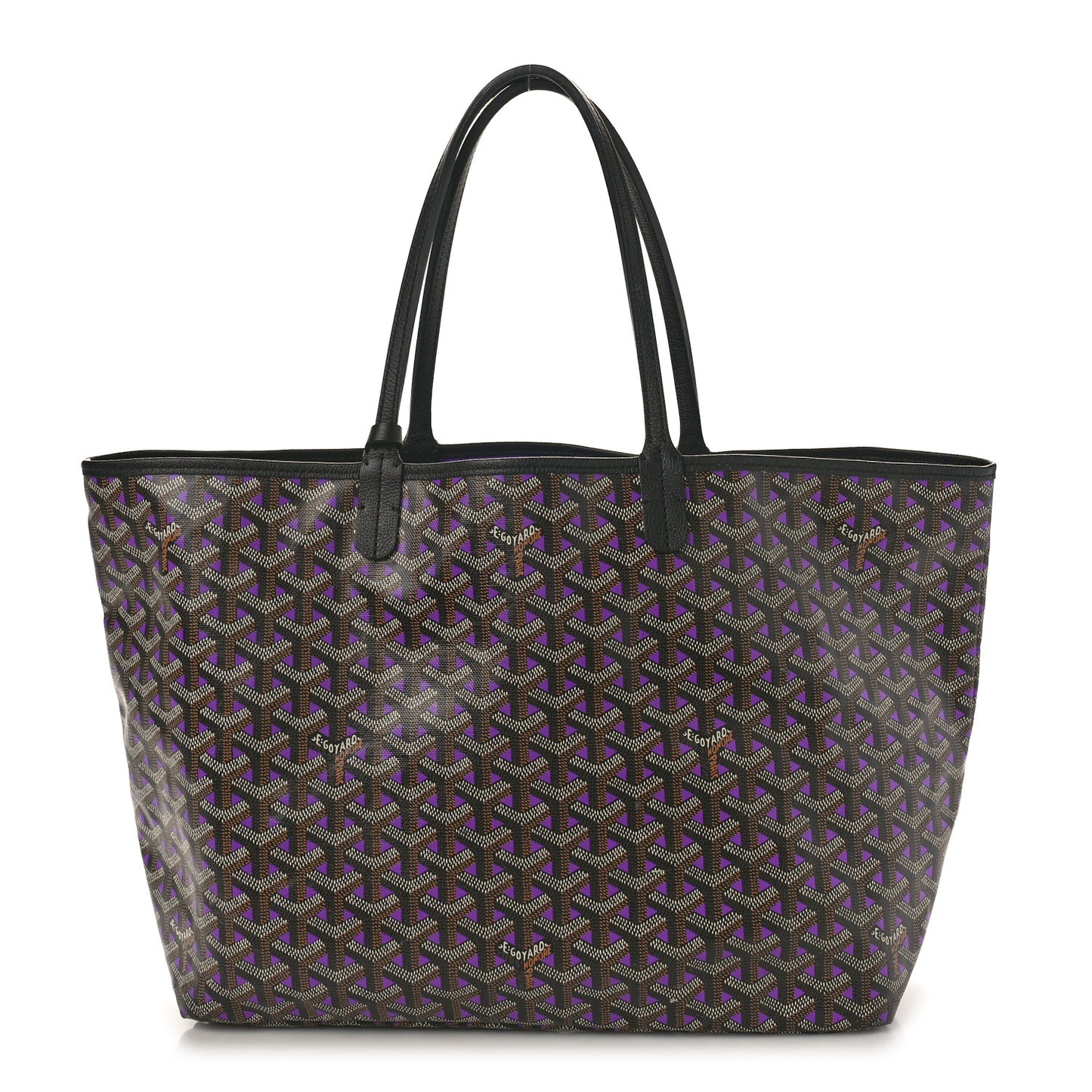 Goyardine Saint Louis Claire Voie PM Black Violet