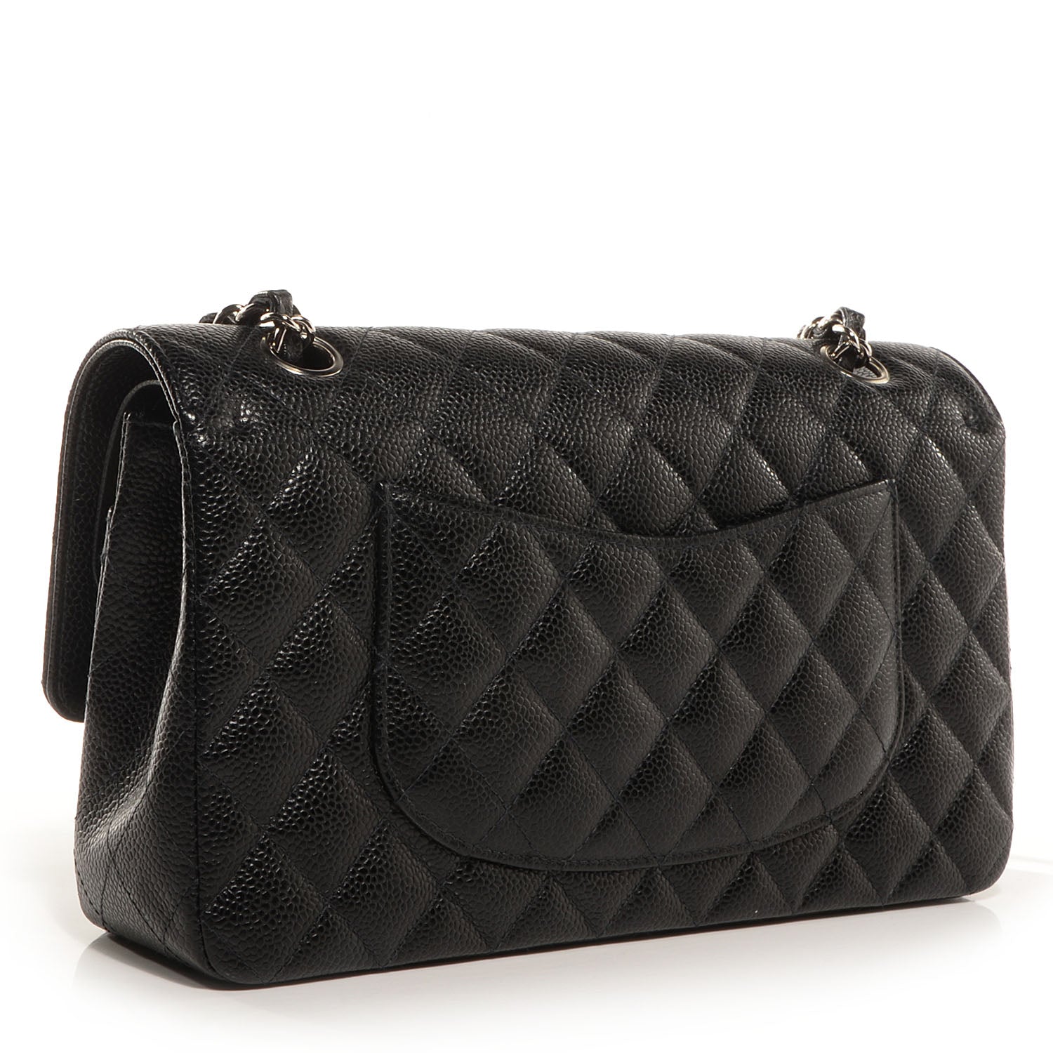 Chanel Caviar Quilted Medium Double Flap Black 3 of 9