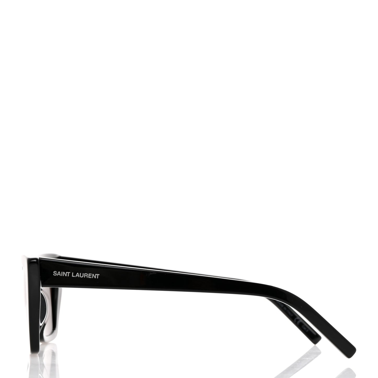 Acetate Mica Cat Eye Sunglasses SL 276 Black