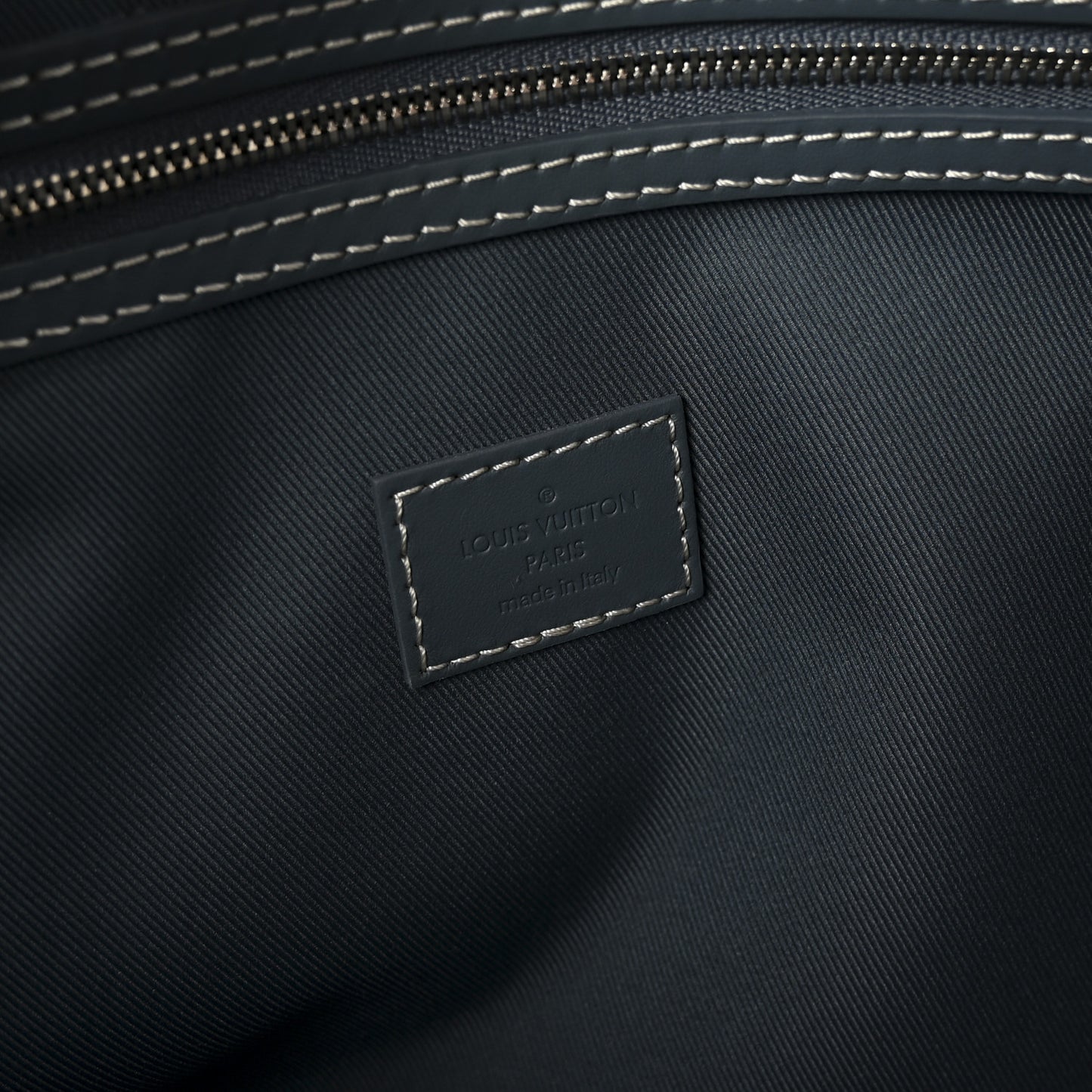 Monogram Washed Denim Keepall Bandouliere 50 Blue
