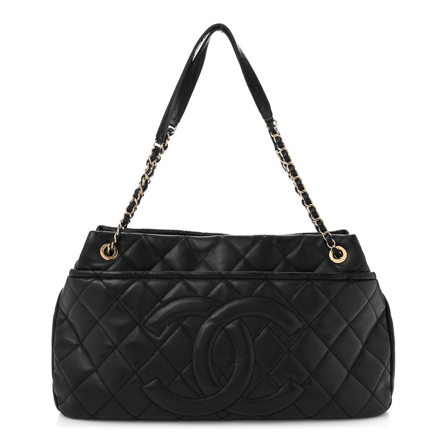 Chanel Caviar Quilted Timeless CC Soft Tote Black 1 of 10