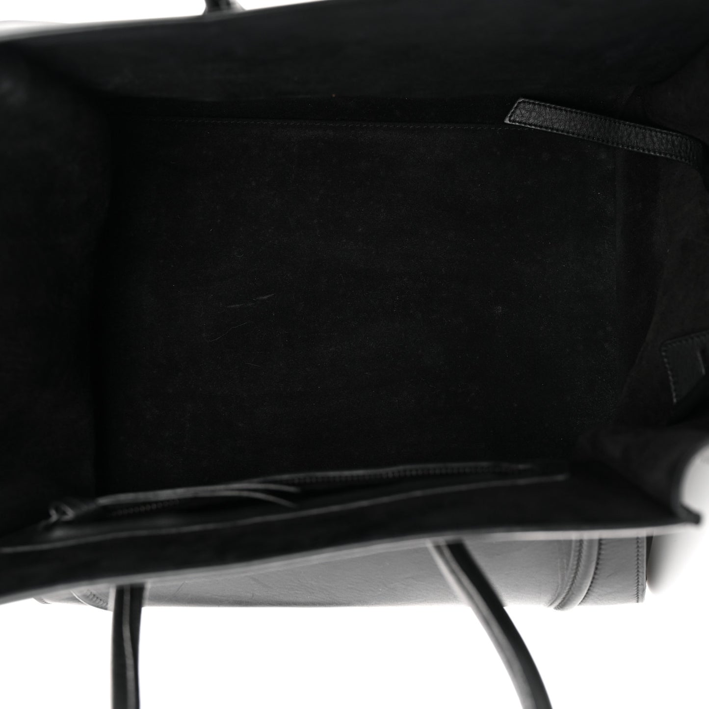 Smooth Calfskin Medium Phantom Luggage Black