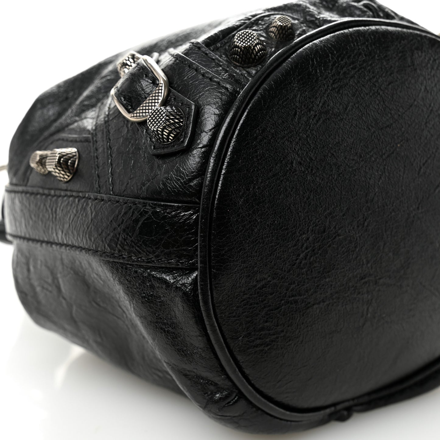 Agneau Arena Le Cagole Bucket Bag XS Black