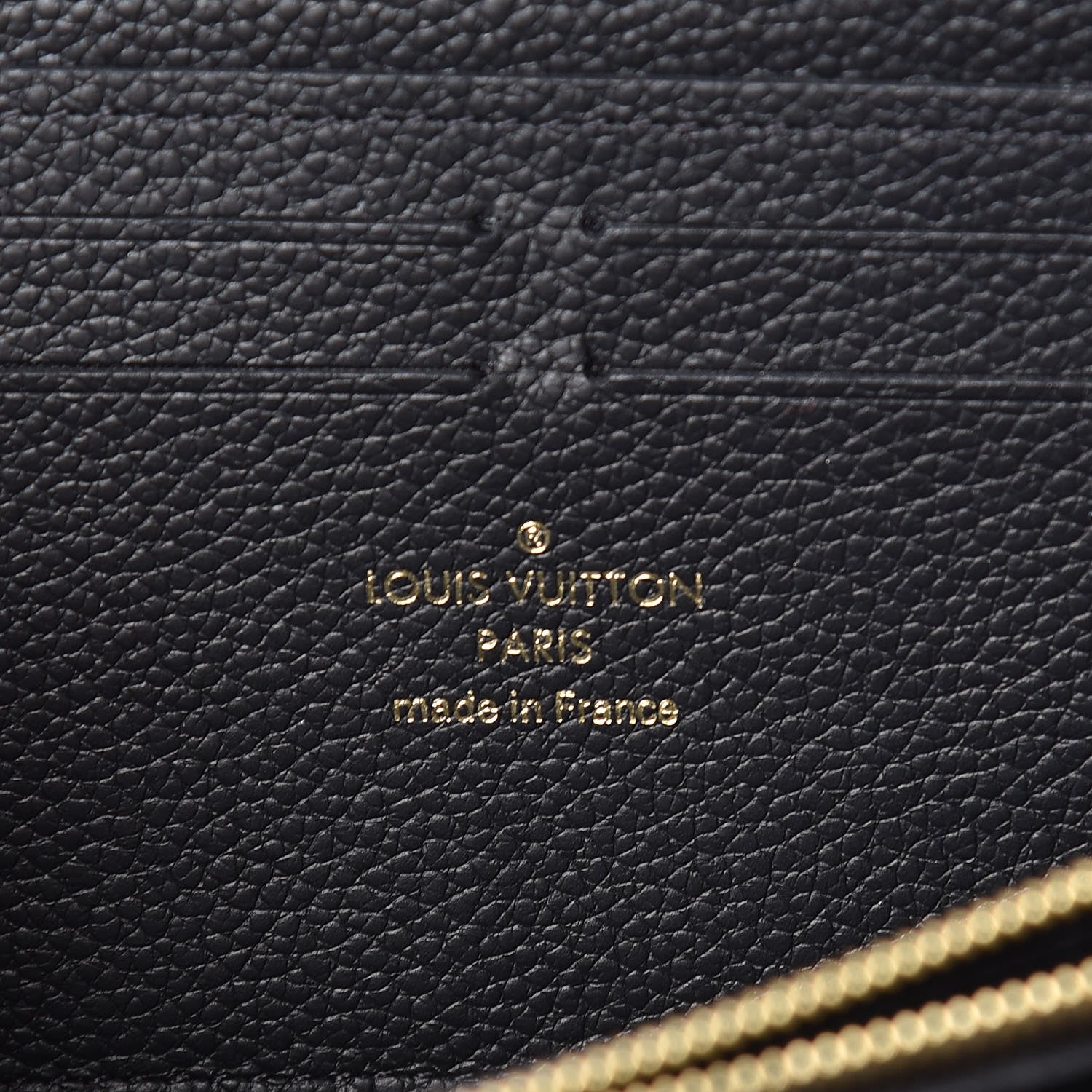 Louis Vuitton Empreinte Clemence Wallet Black 6 of 7