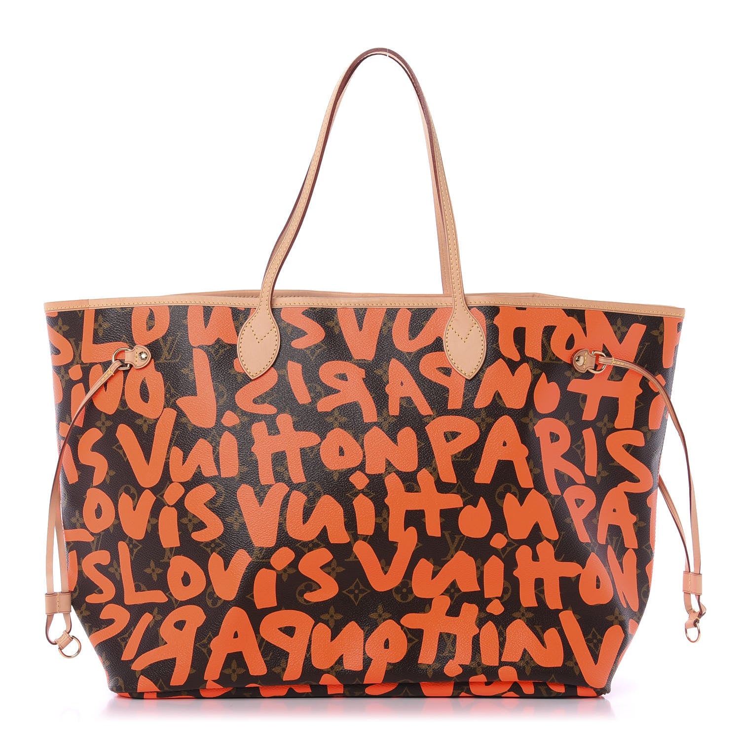 Louis Vuitton Monogram Graffiti Neverfull GM Orange 1 of 10