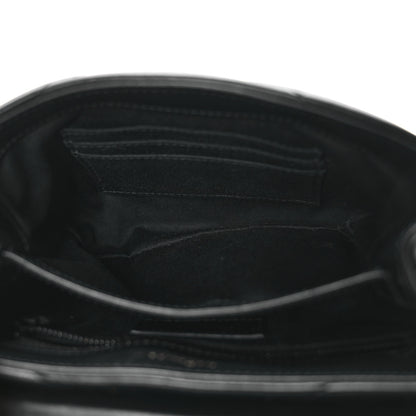 Saint Laurent Calfskin Y Quilted Monogram Monochrome Toy Loulou Crossbody Bag Black 5 of 11