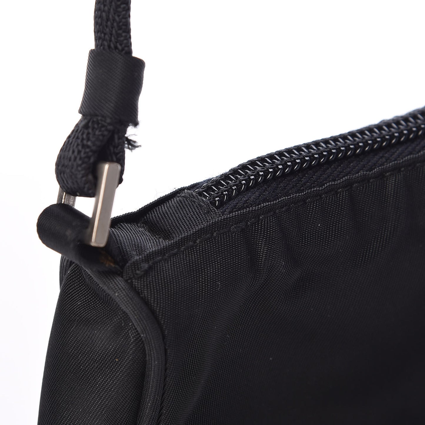 Tessuto Nylon Pochette Bag Black