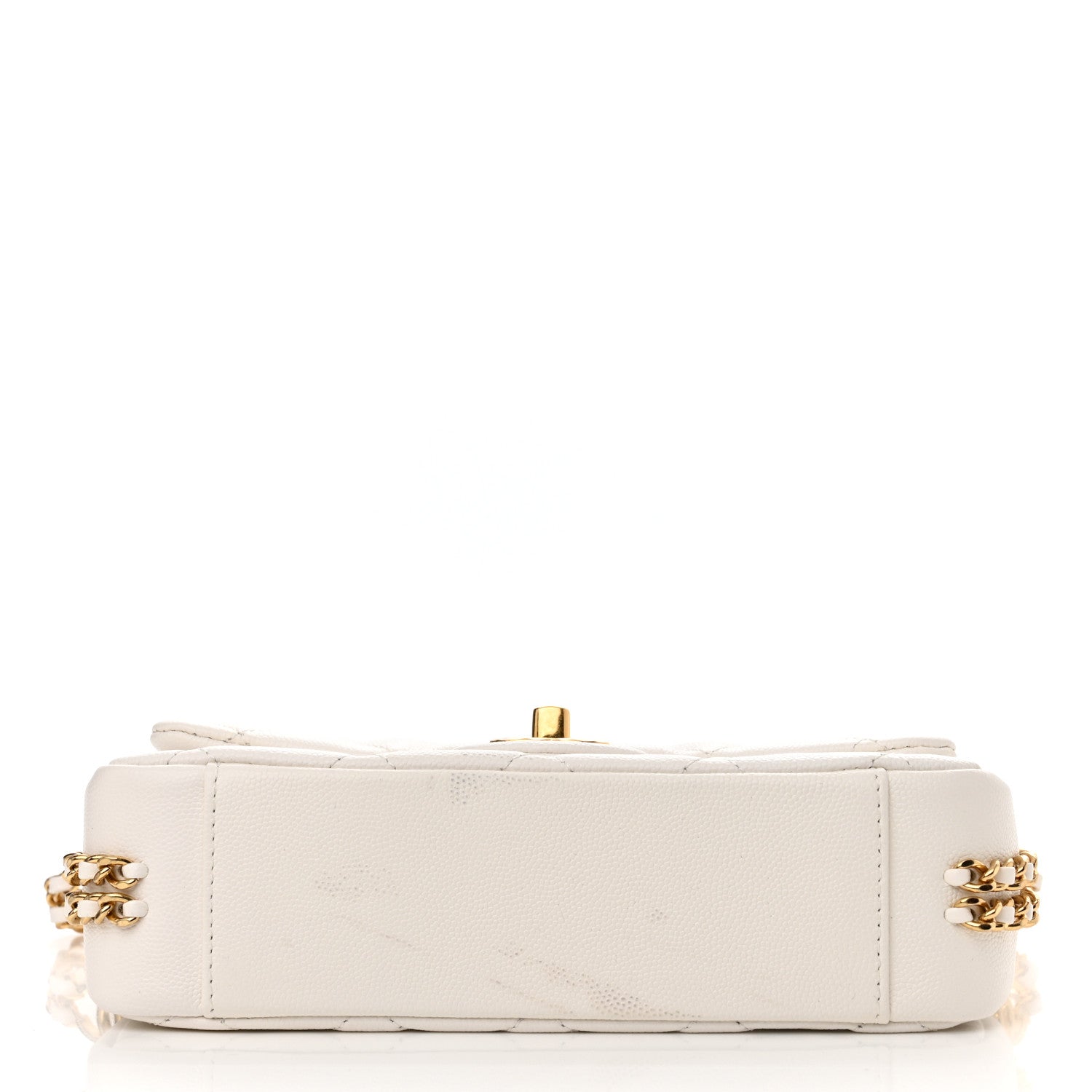 Chanel Caviar Quilted Mini CC You Flap White 11 of 12