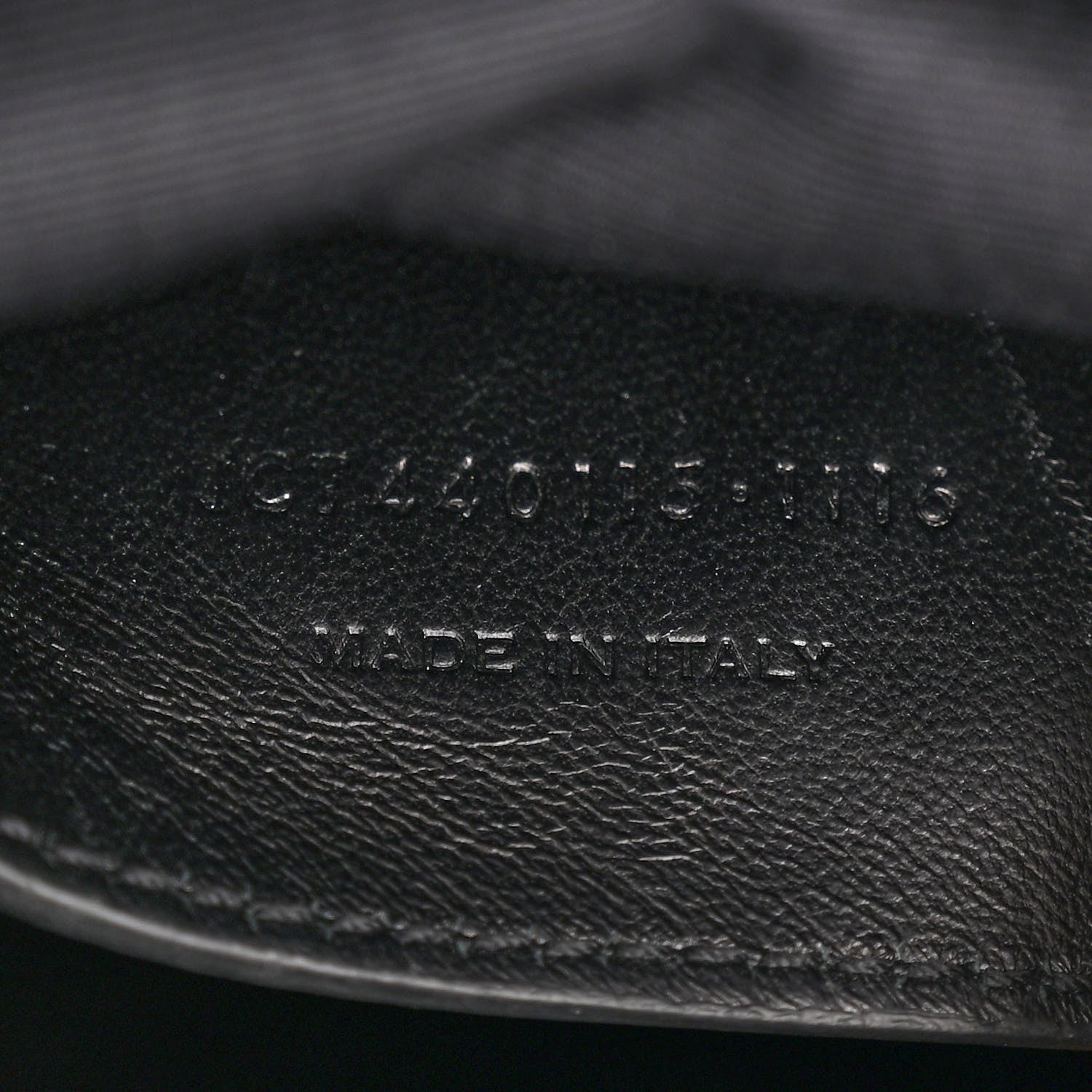 Saint Laurent SAINT LAURENT Calfskin Mixed Matelasse Triquilt Large Monogram Envelope Satchel Deep Marine 7 of 19