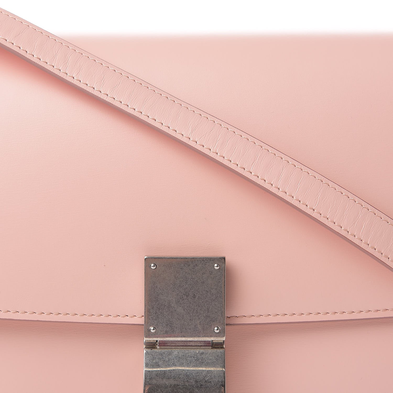Celine Box Calfskin Medium Classic Box Flap Bag Blush 9 of 9
