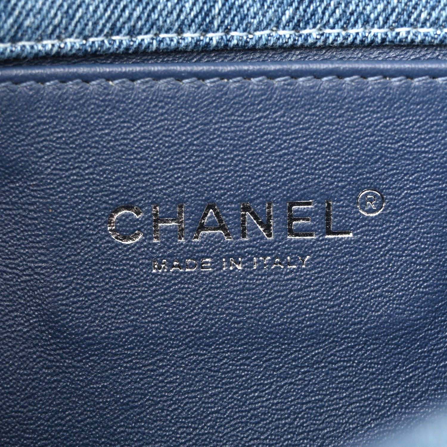 Chanel Denim Quilted Medium Boy Flap Blue 6 of 10