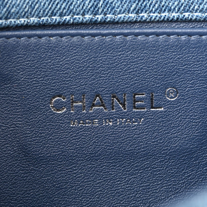 Chanel Denim Quilted Medium Boy Flap Blue 6 of 10
