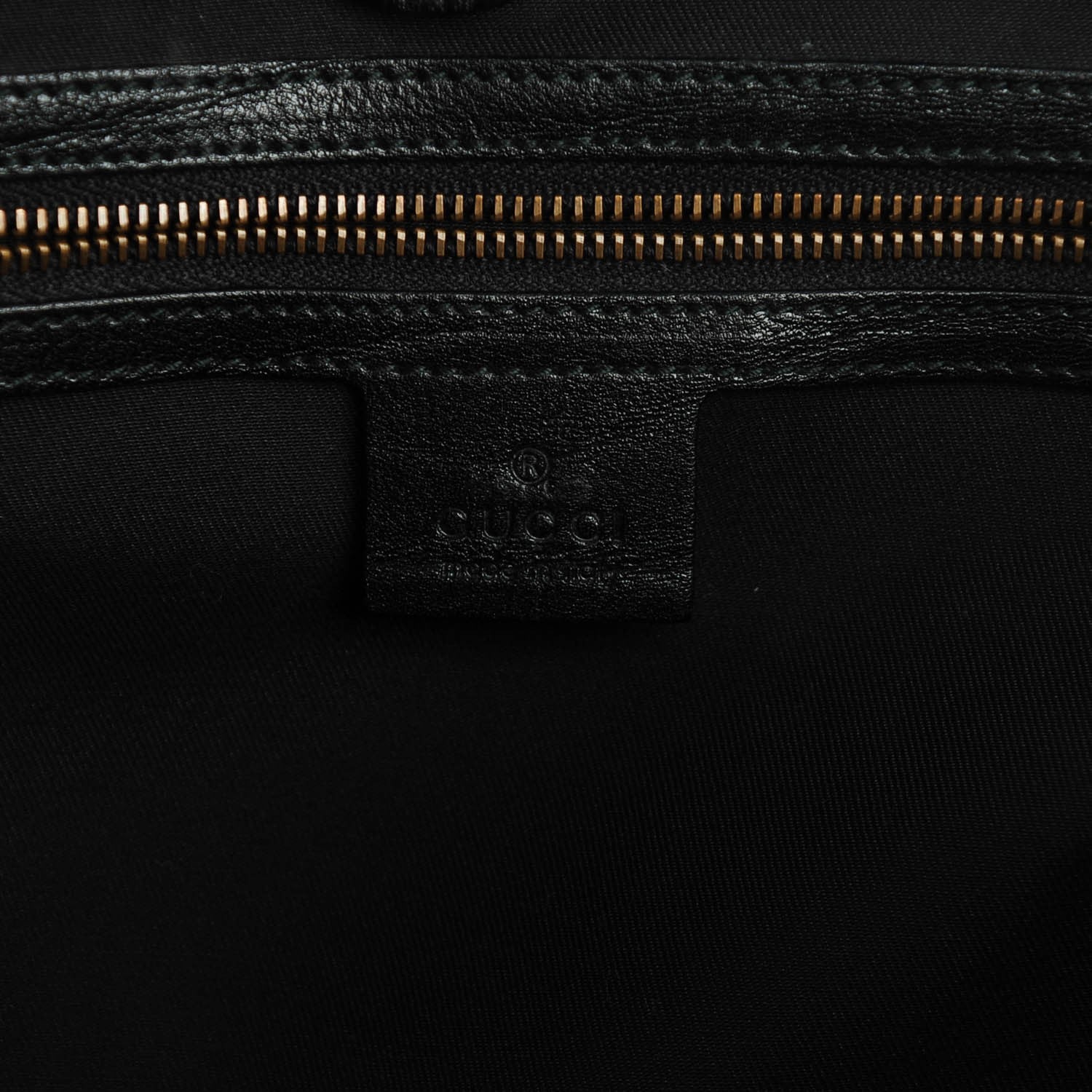 Gucci Monogram Medium Interlocking Tote Black 6 of 6