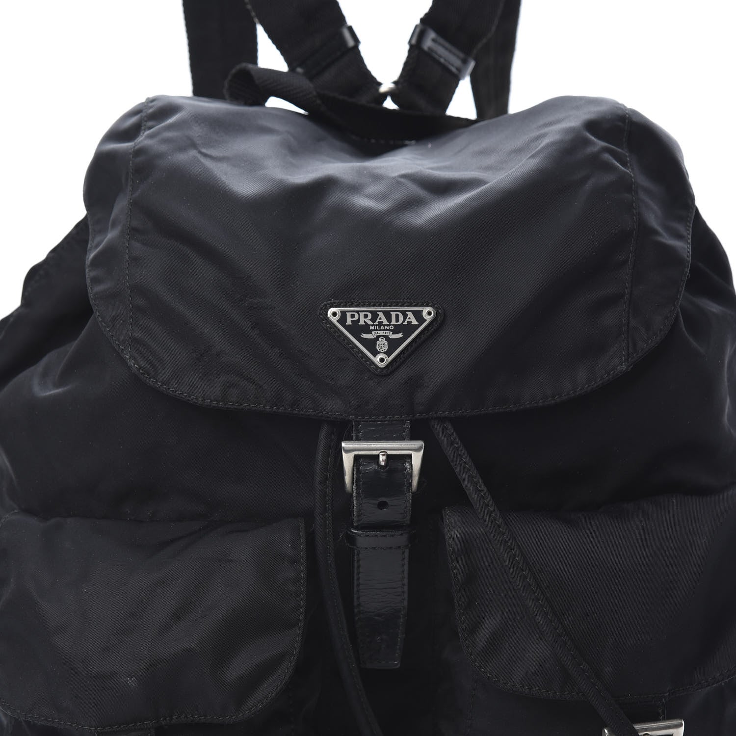 Prada Nylon Vela Large Backpack Black 7 of 14