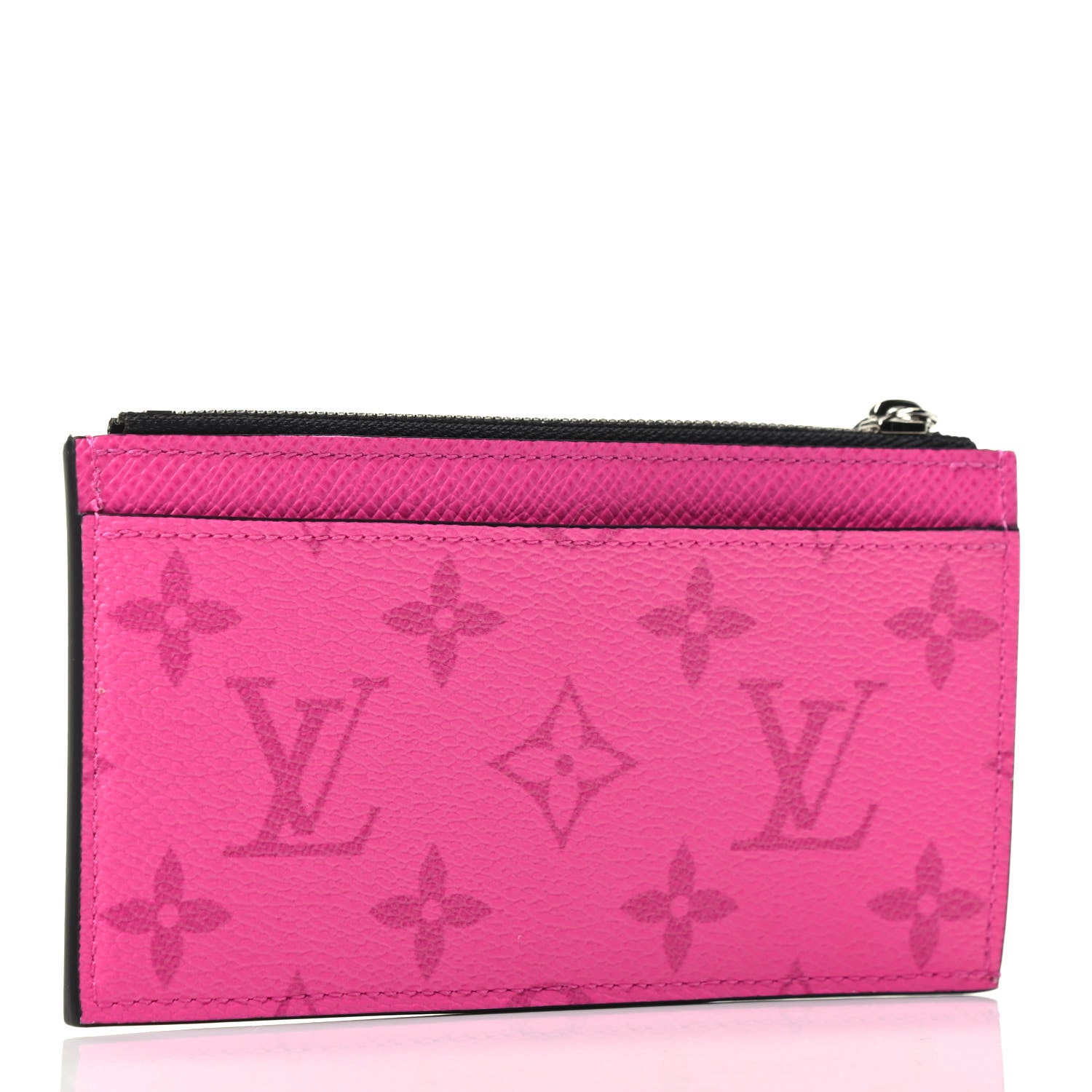Louis Vuitton Taigarama Coin Card Holder Fuchsia 2 of 3