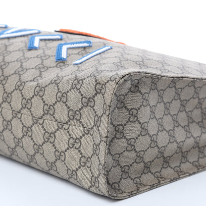 Gucci X DISNEY Soft GG Supreme Monogram Donald Duck Slip Handle Vertical Tote Beige New Acero 10 of 10