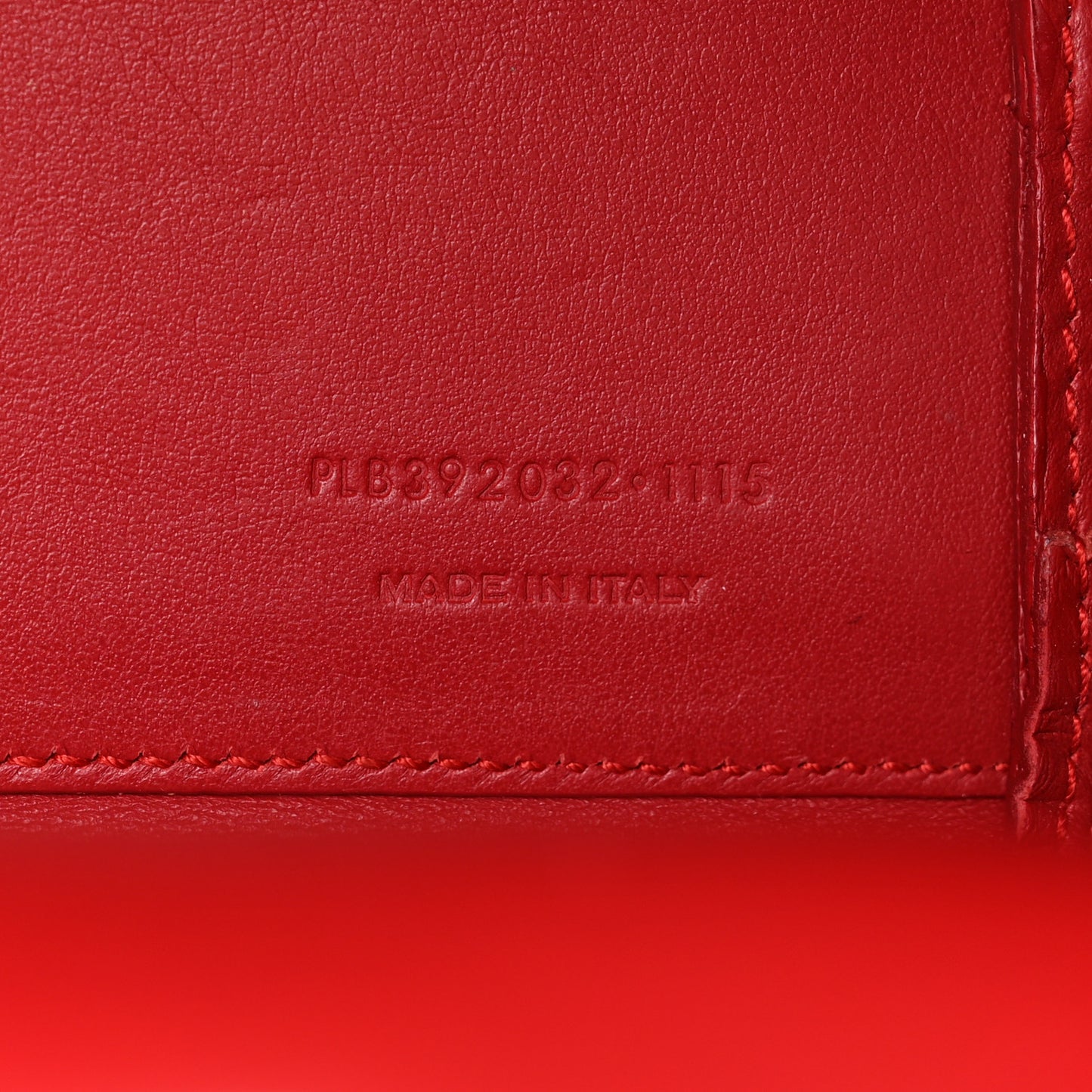 Grained Calfskin Baby Sac De Jour Red