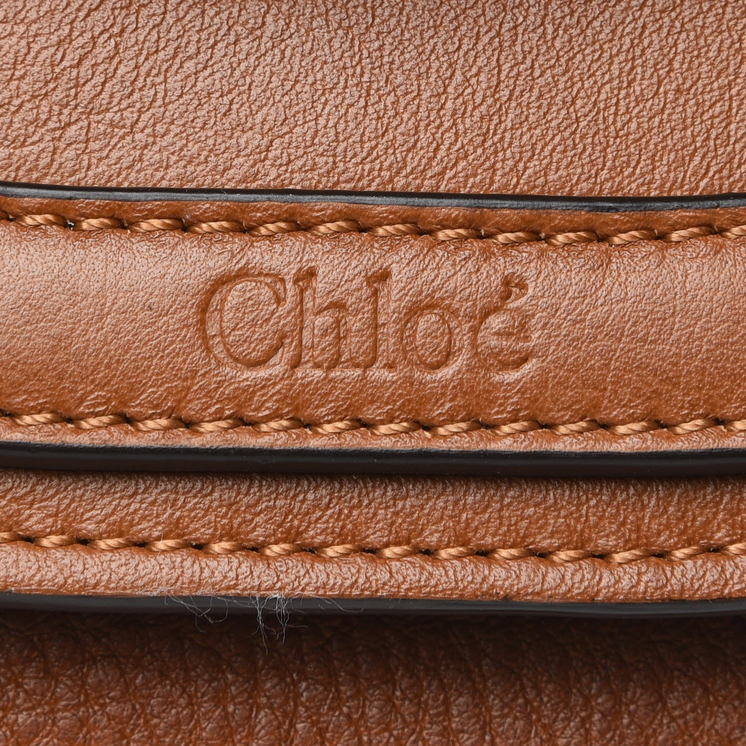 Chloe Calfskin Small Nile Bracelet Minaudiere Bag Caramel 10 of 10