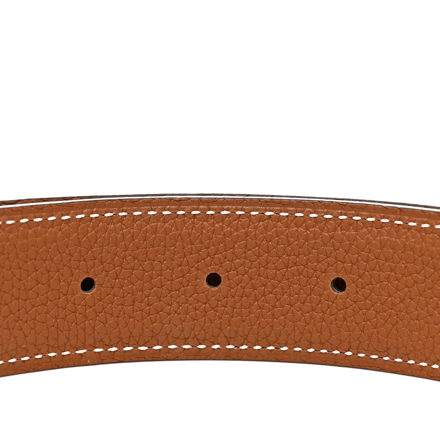 Hermes Box Togo 32mm Belt Strap 95 38 Black Gold 3 of 6