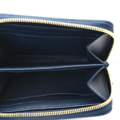 Louis Vuitton Empreinte Monogram Giant Zippy Coin Purse Navy Creme 5 of 8