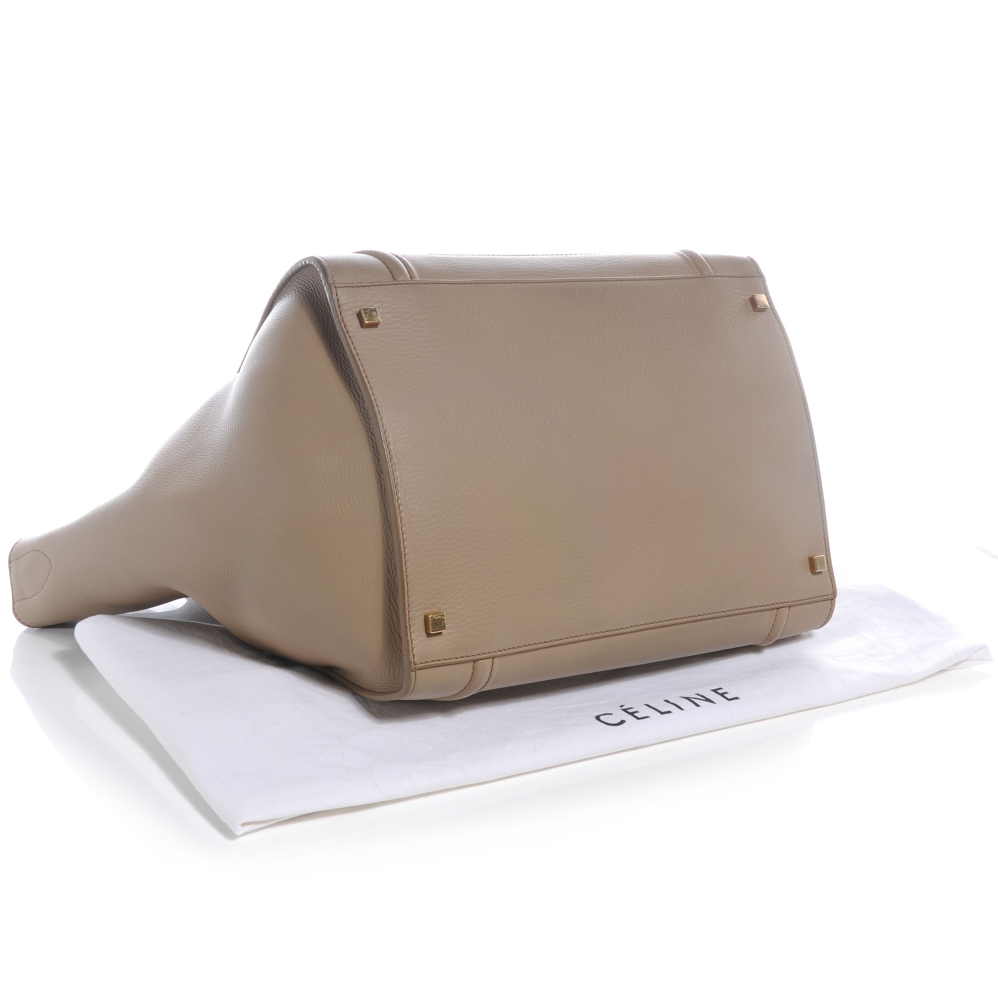 Celine Smooth Calfskin Large Phantom Luggage Dune 4 of 7