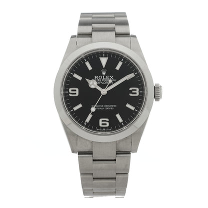 Rolex Stainless Steel 40mm Oyster Perpetual Explorer Watch Black 224270 1 of 5