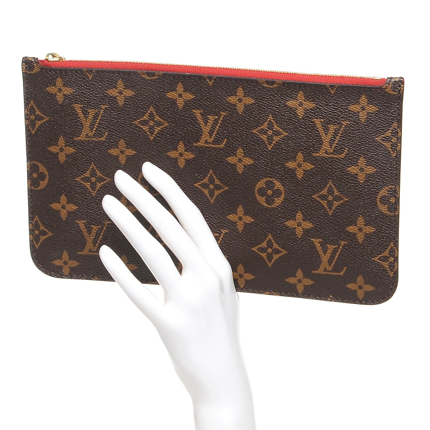 Louis Vuitton Monogram Neverfull MM GM Pochette Cherry 2 of 7