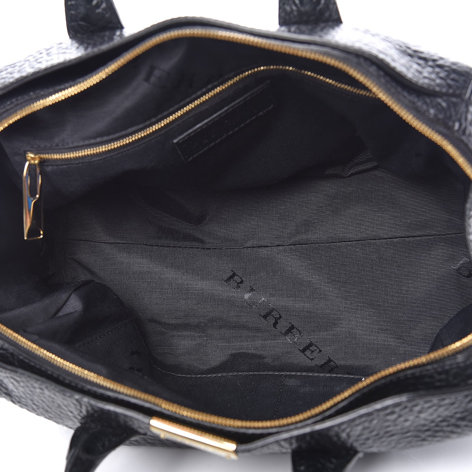 Burberry Heritage Grain Medium Alchester Bowling Bag Black 5 of 9