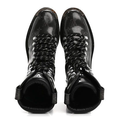 Louis Vuitton Monogram Eclipse Glaze Mens Outland Ankle Boots 9 2 of 15