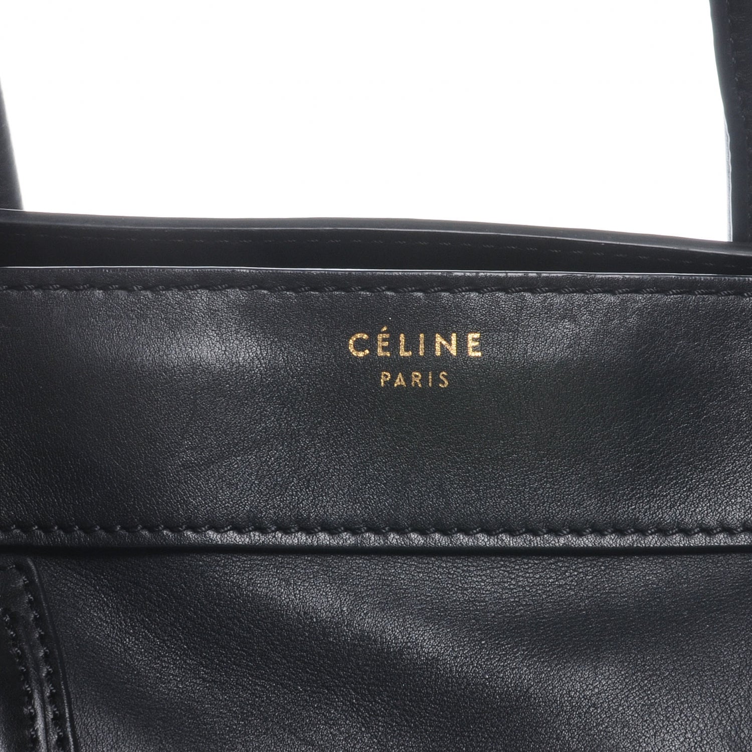 Celine Smooth Calfskin Shoulder Luggage Black 3 of 8