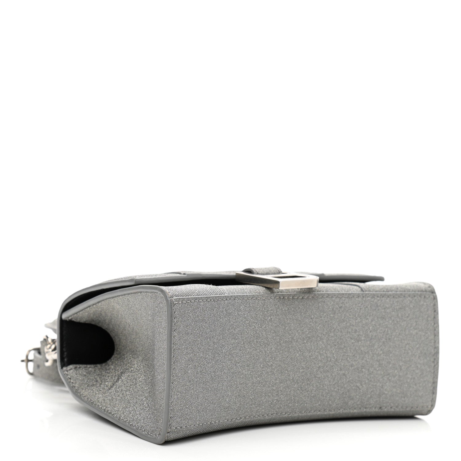 Balenciaga Glitter Fabric Hourglass Top Handle Bag XS Grey 4 of 13