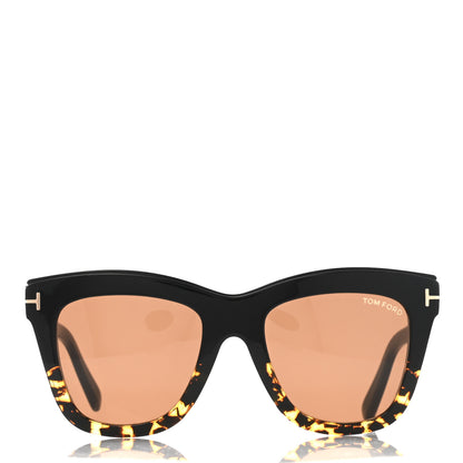 Tom Ford Julie Square Sunglasses TF685 Tortoise 2 of 8