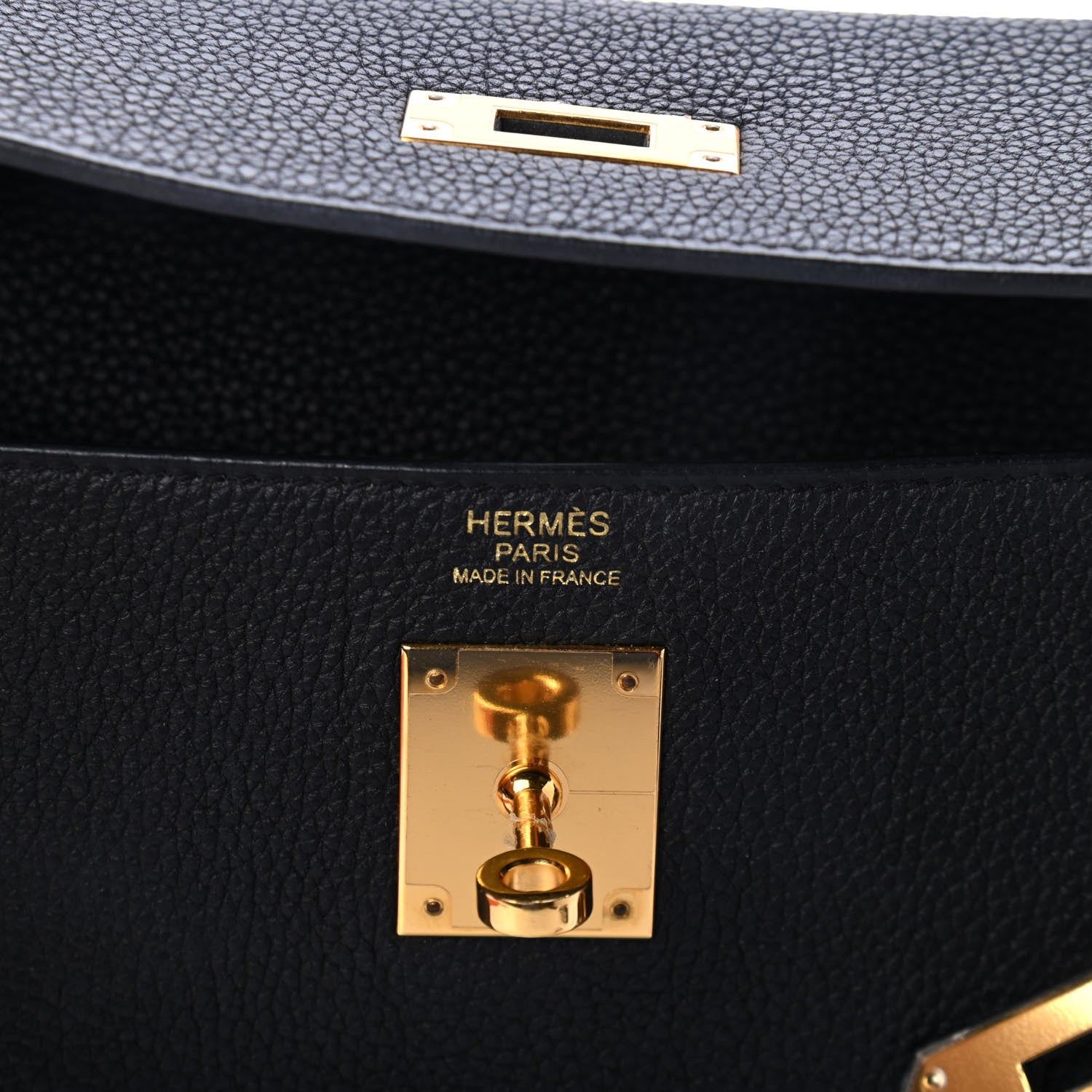 Hermes Togo Kelly Retourne 32 Black 5 of 11