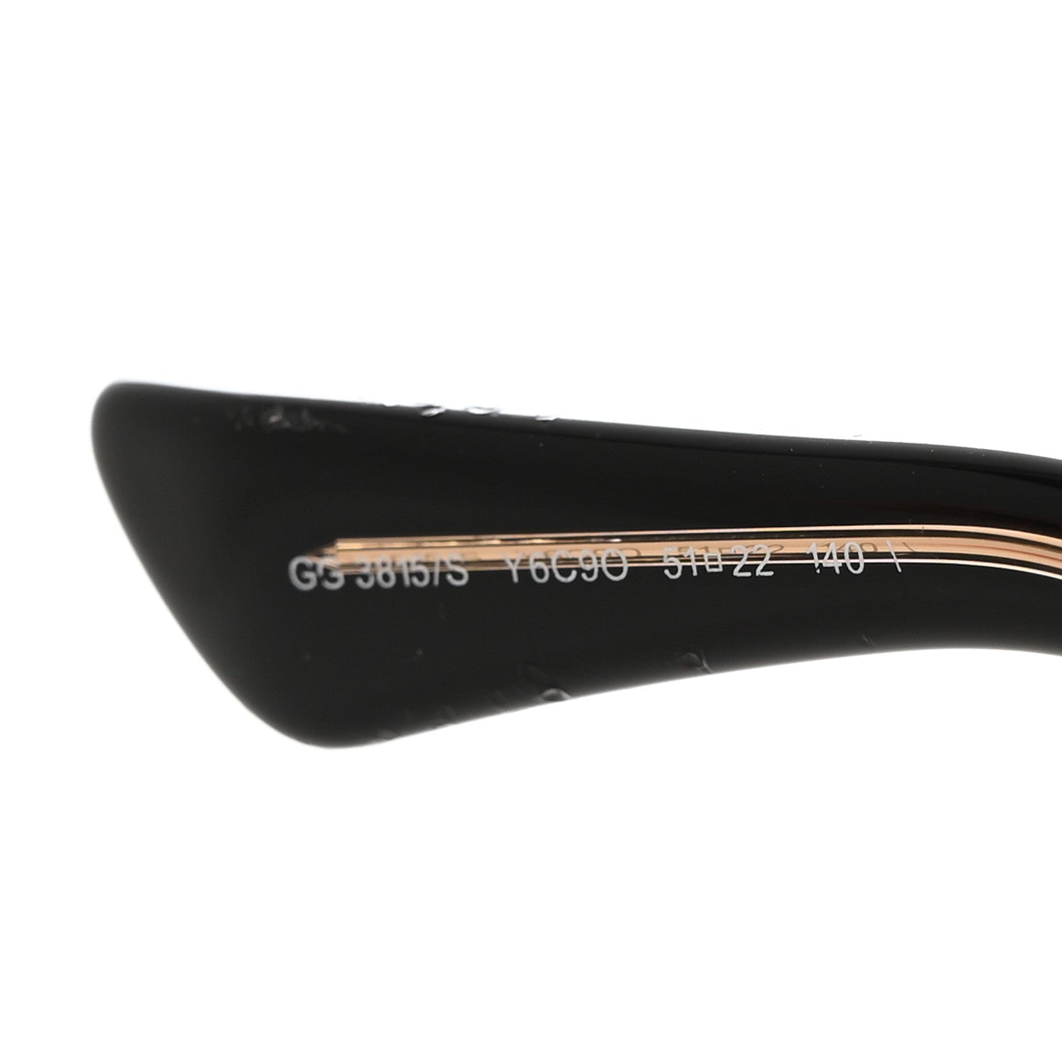 Gucci Acetate Round GG Sunglasses GG3815S Black 5 of 8