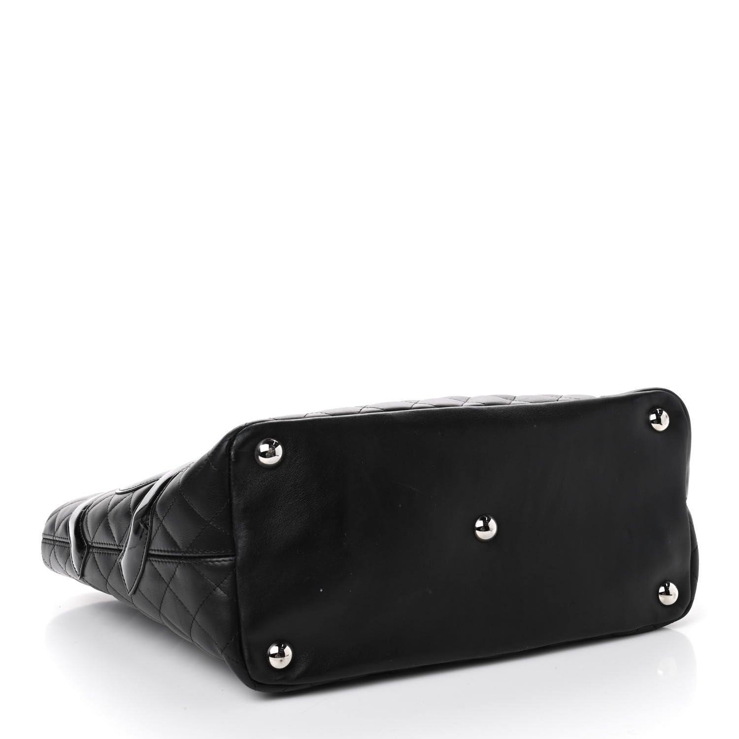Chanel Calfskin Quilted Large Cambon Tote Black 3 of 4