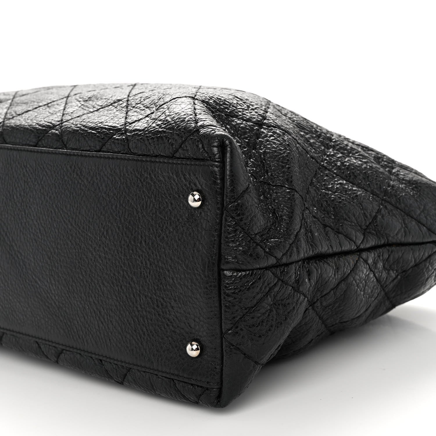 Chanel Glazed Calfskin Large On The Road Tote Black 11 of 11