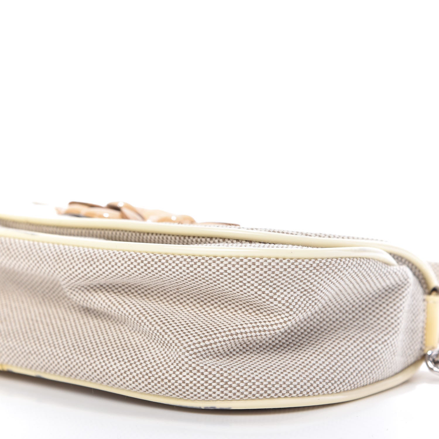 Chanel Canvas Camellia N°5 Flap Beige 7 of 12