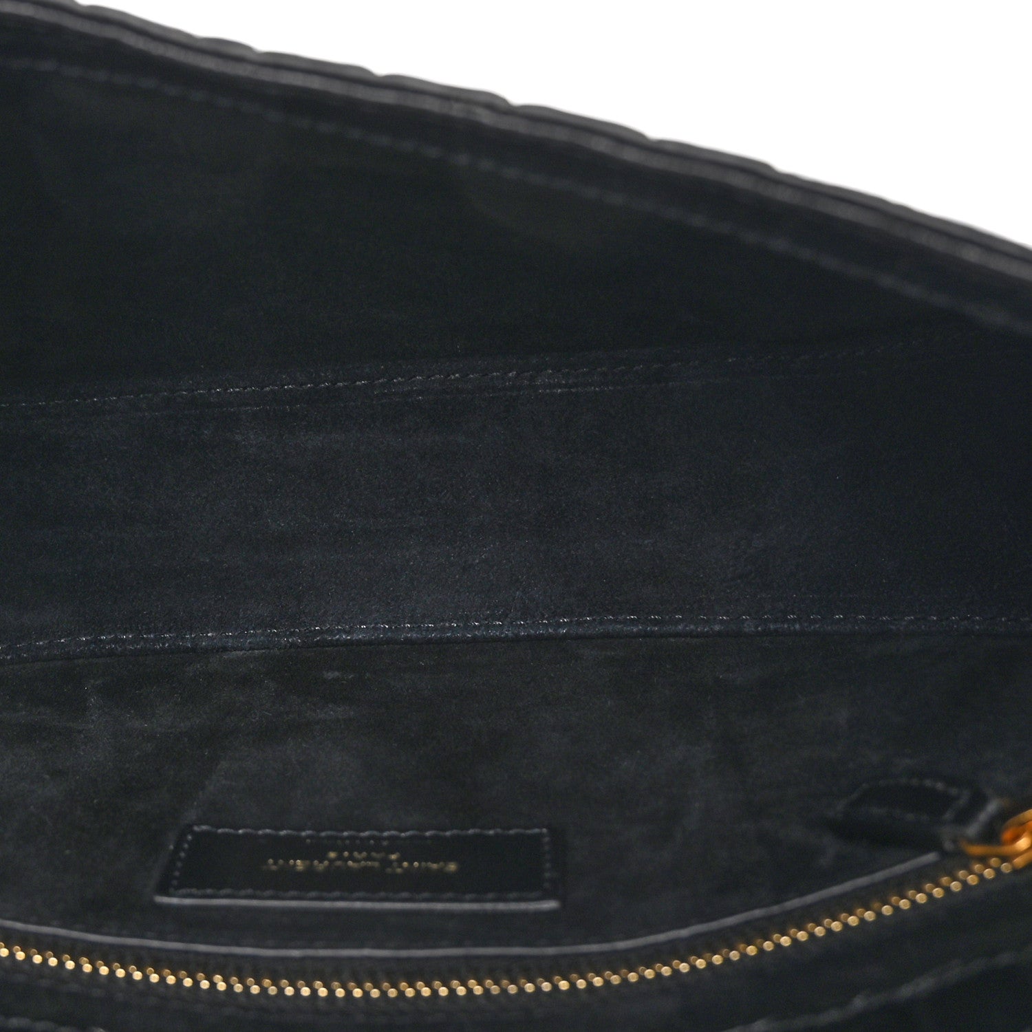 Saint Laurent Calfskin Crocodile Embossed LE 5 A 7 Hobo Black 5 of 10