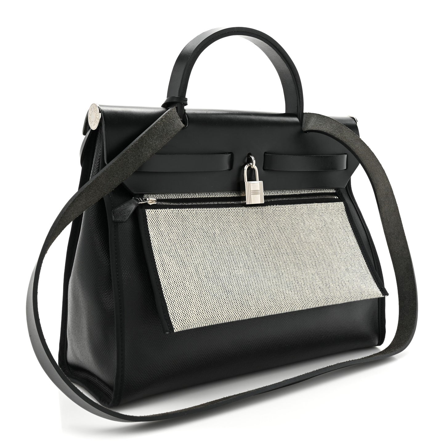 Toile H Berline Vache Hunter Herbag Zip PM 31 Black Ecru