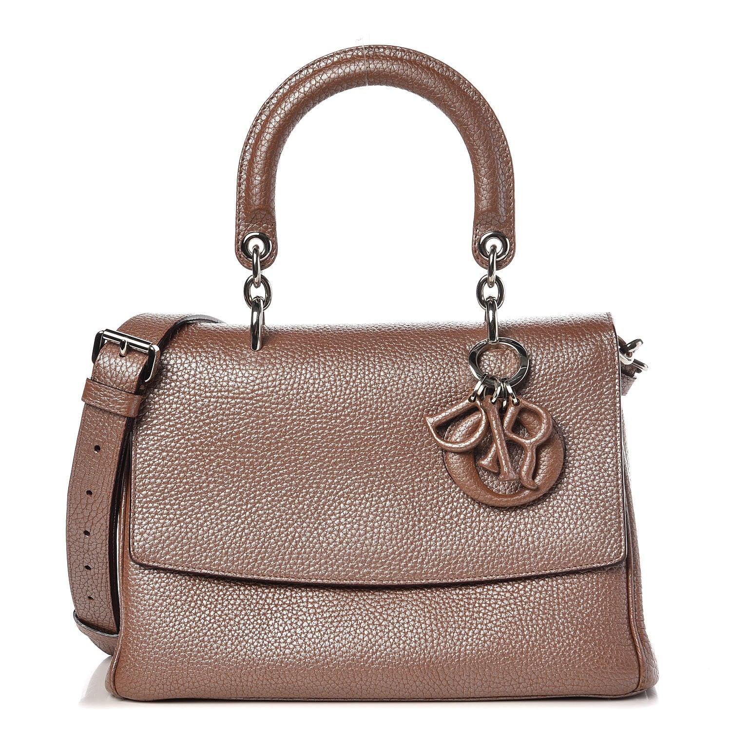 Christian Dior Metallic Bullcalf Small Be Dior Flap Pink 1 of 13