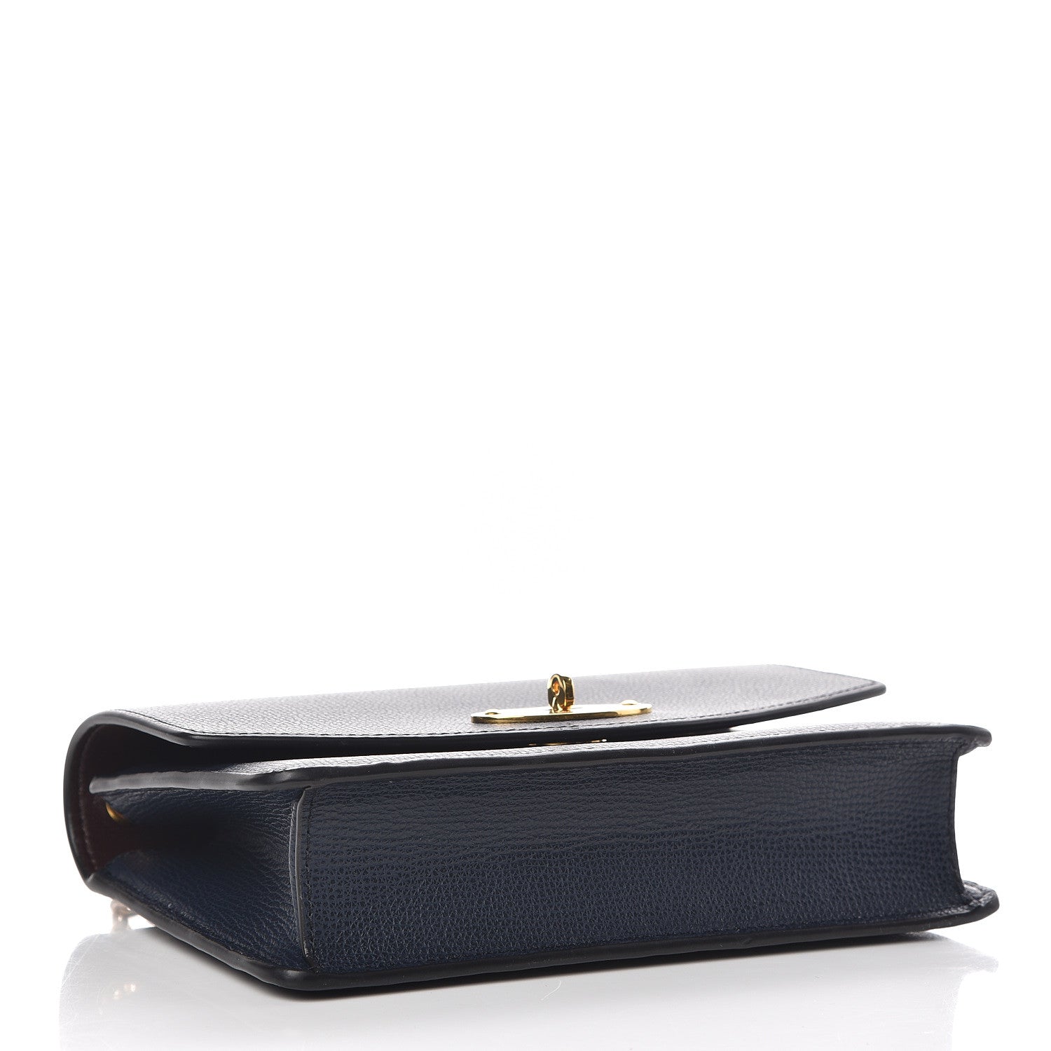 Mulberry Cross Grain Calfskin Small Darley Bright Navy 4 of 8