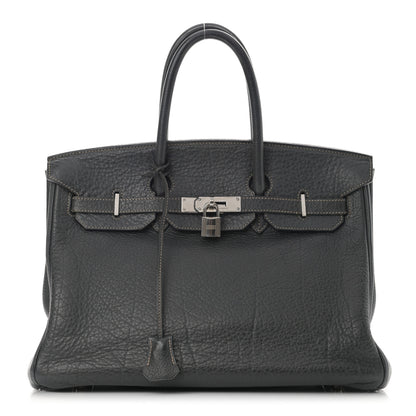 Hermes Buffle Skipper Birkin 35 Graphite 1 of 17