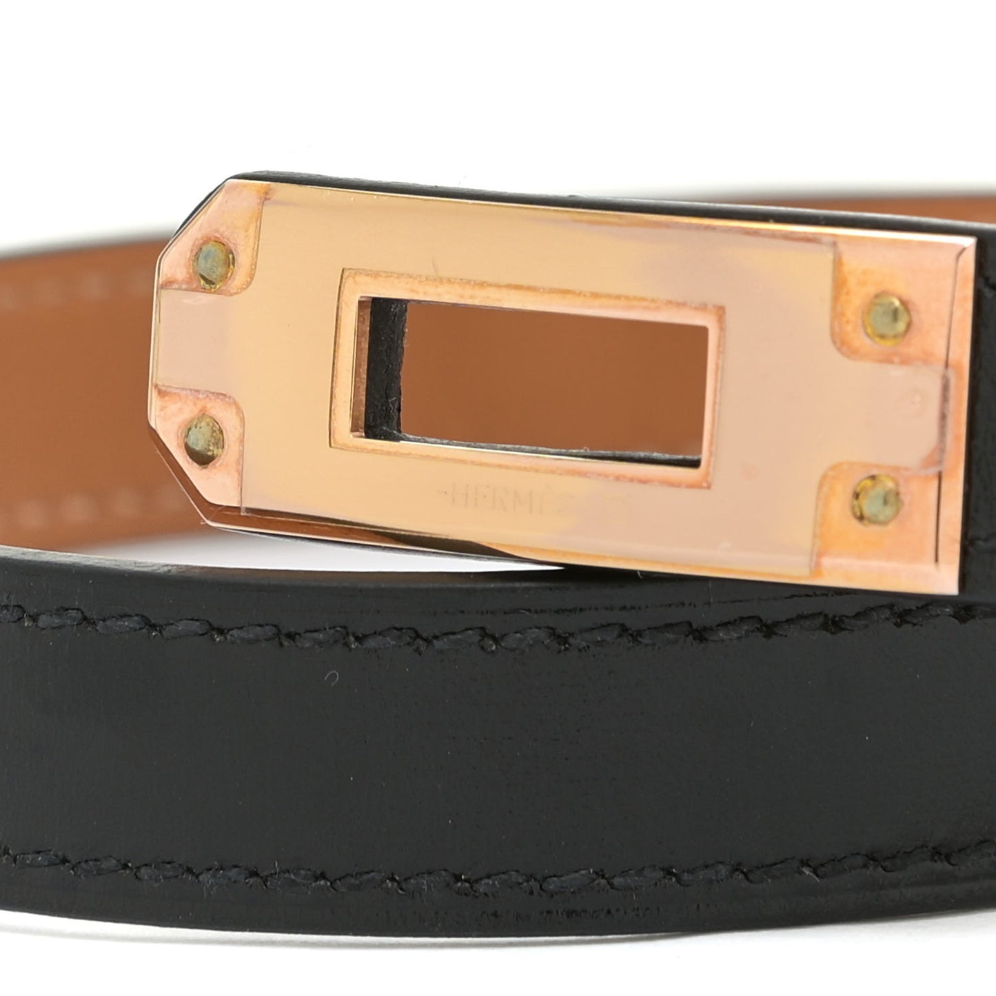 Box Kelly Double Tour Bracelet T3 Black