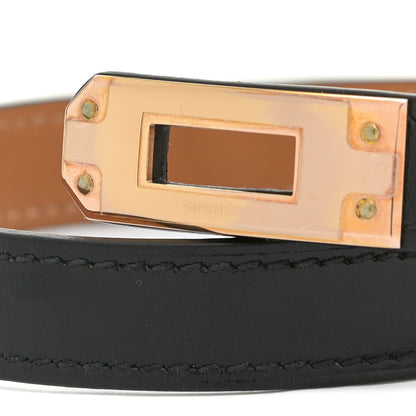 Hermes Box Kelly Double Tour Bracelet T3 Black 8 of 9