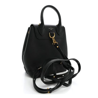 Louis Vuitton Calfskin Lockme Mini Backpack Black 3 of 10