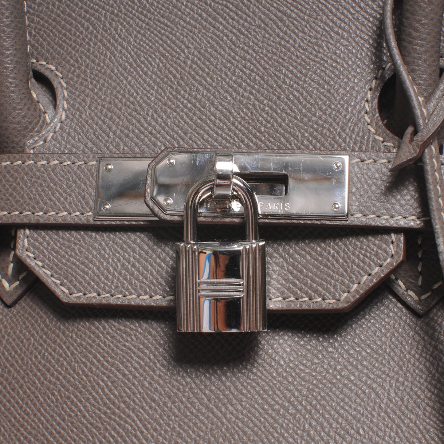 Epsom Candy Birkin 35 Etain Bleu Thalassa