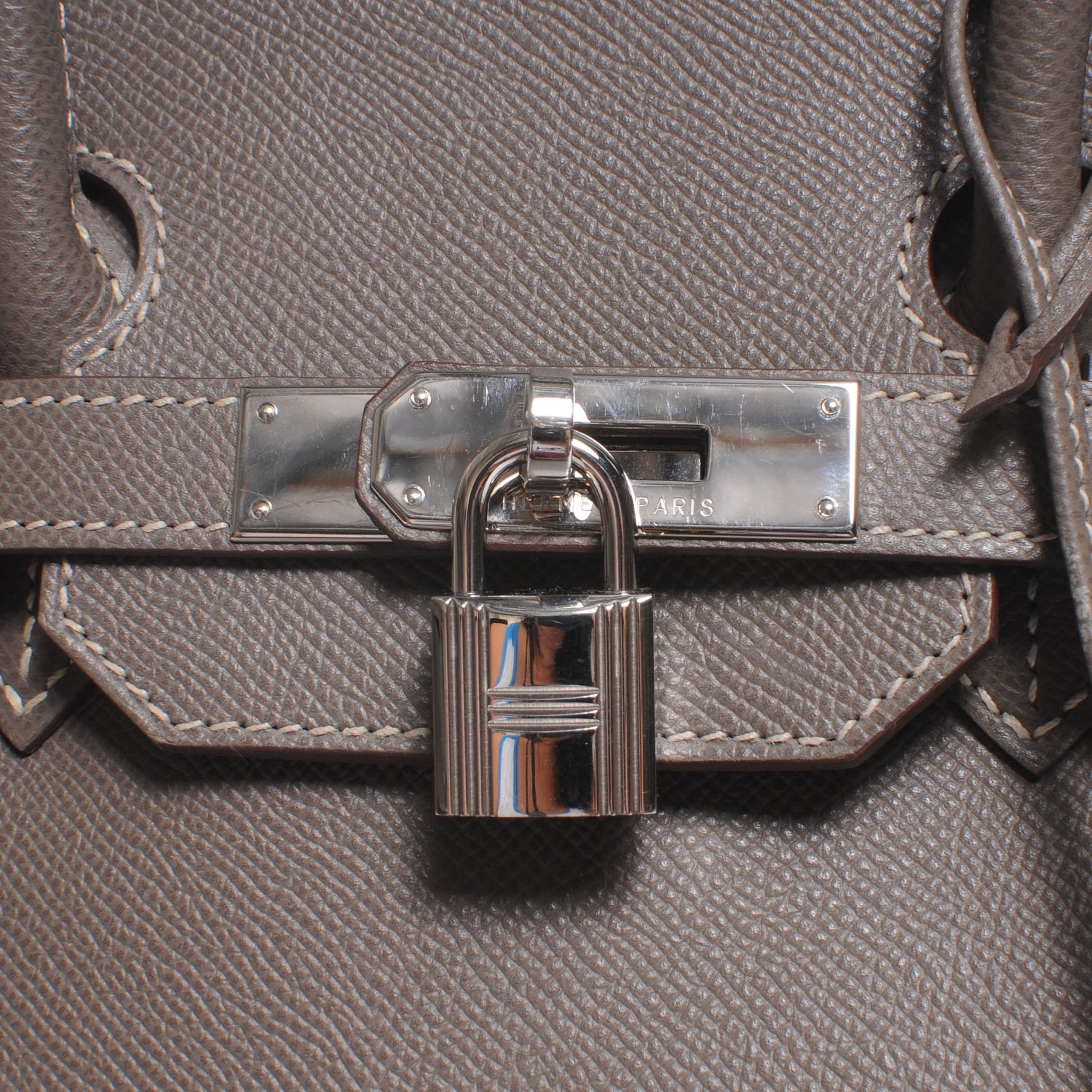 Hermes Epsom Candy Birkin 35 Etain Bleu Thalassa 8 of 11